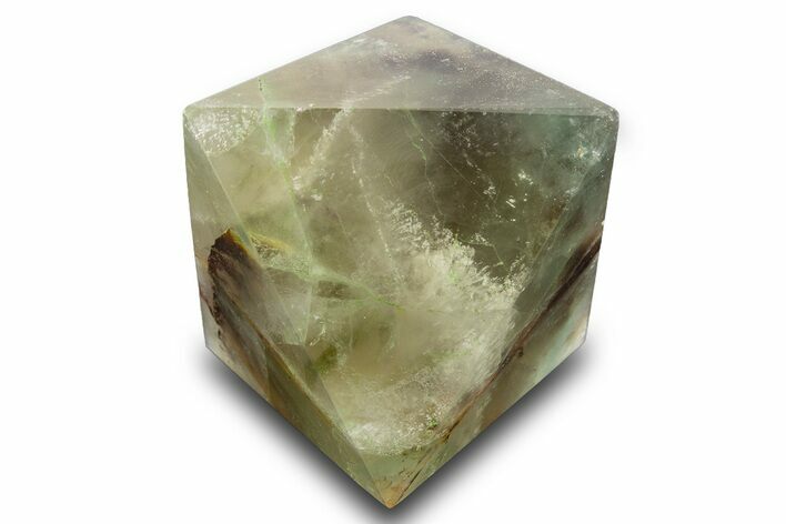 Polished Colorful Fluorite Octahedron - China #328783